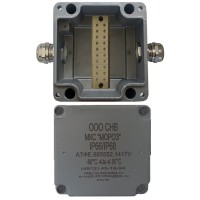 МКС Мороз, 2МВК, IP66/IP68, серый. Коробка коммутационная металлическая. Магнито-Контакт