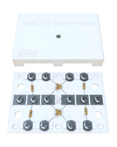 KRA-4 300 Om white (MEC42103). Коробка на 4 абонента. МЭК-Электрика в Пушкино