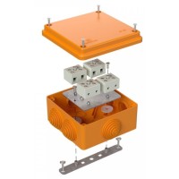 Коробка огнестойкая 100х100х50 (40-0300-FR1.5-8). Коробка огнестойкая для открытой установки. Промрукав