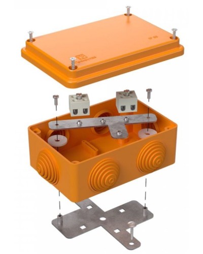 Коробка огнестойкая 120х80х50 (40-0340-FR2.5-4). Коробка огнестойкая для открытой установки. Промрукав в Пушкино
