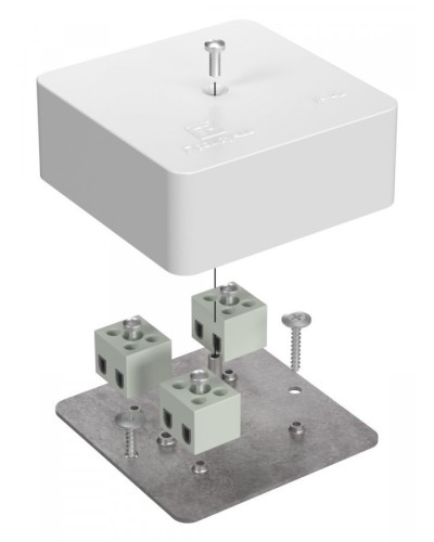 Коробка огнестойкая 75х75х30 (40-0450-FR1.5-6). Коробка огнестойкая для открытой установки. Промрукав в Пушкино