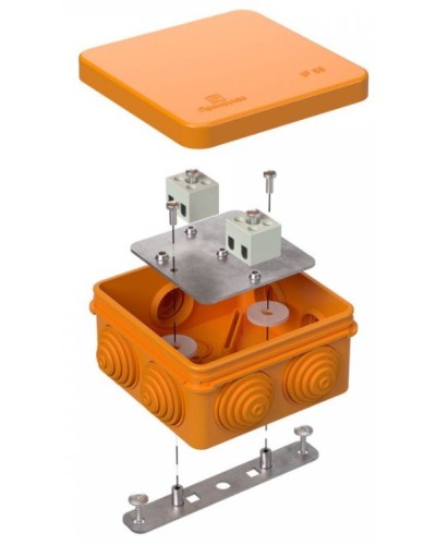 Коробка огнестойкая 80х80х40 (40-0210-FR1.5-4). Коробка огнестойкая для открытой установки. Промрукав в Пушкино