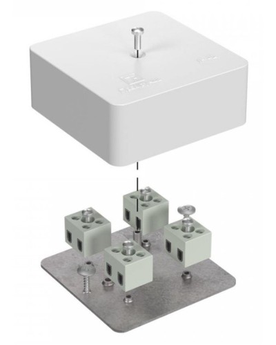 Коробка огнестойкая 75х75х30 (40-0450-FR1.5-8). Коробка огнестойкая для открытой установки. Промрукав в Пушкино