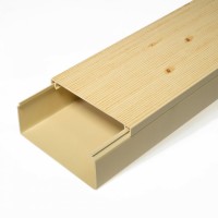 Короб 100х40 мм, сосна (Промрукав) (PR.025453). Кабель-канал с двойным замком. Промрукав