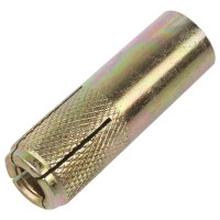 Анкер забивной стальной оцинкованный (цанга) М10 12х40 (100 шт) (PR08.2342). Анкер забиваемый. Промрукав