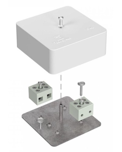 Коробка огнестойкая 75х75х30 (40-0450-FR6.0-4). Коробка огнестойкая для открытой установки. Промрукав в Пушкино